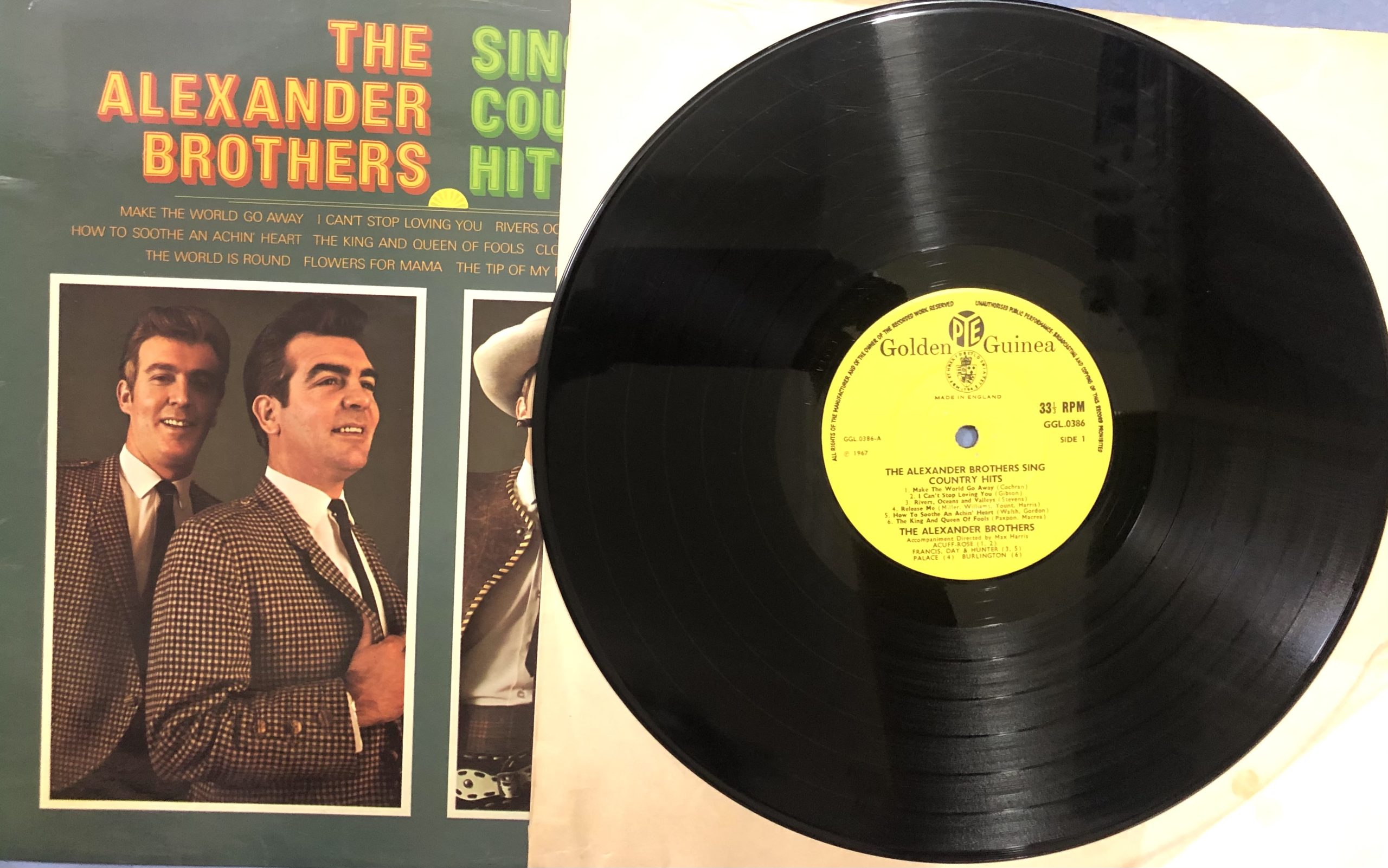 LP The Alexander Brothers Sing country hits — HP AUDIO