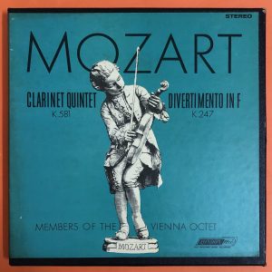 Băng cối gốc nhạc cổ điển MOZART CKARINET QUINTET K.581 & DIVERTIMENTO IN F K.247