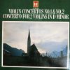 LP BACH - VIOLIN CONCERTO NO.1 & NO.2, CONCERTO FOR 2 VIOLINS IN D MINOR