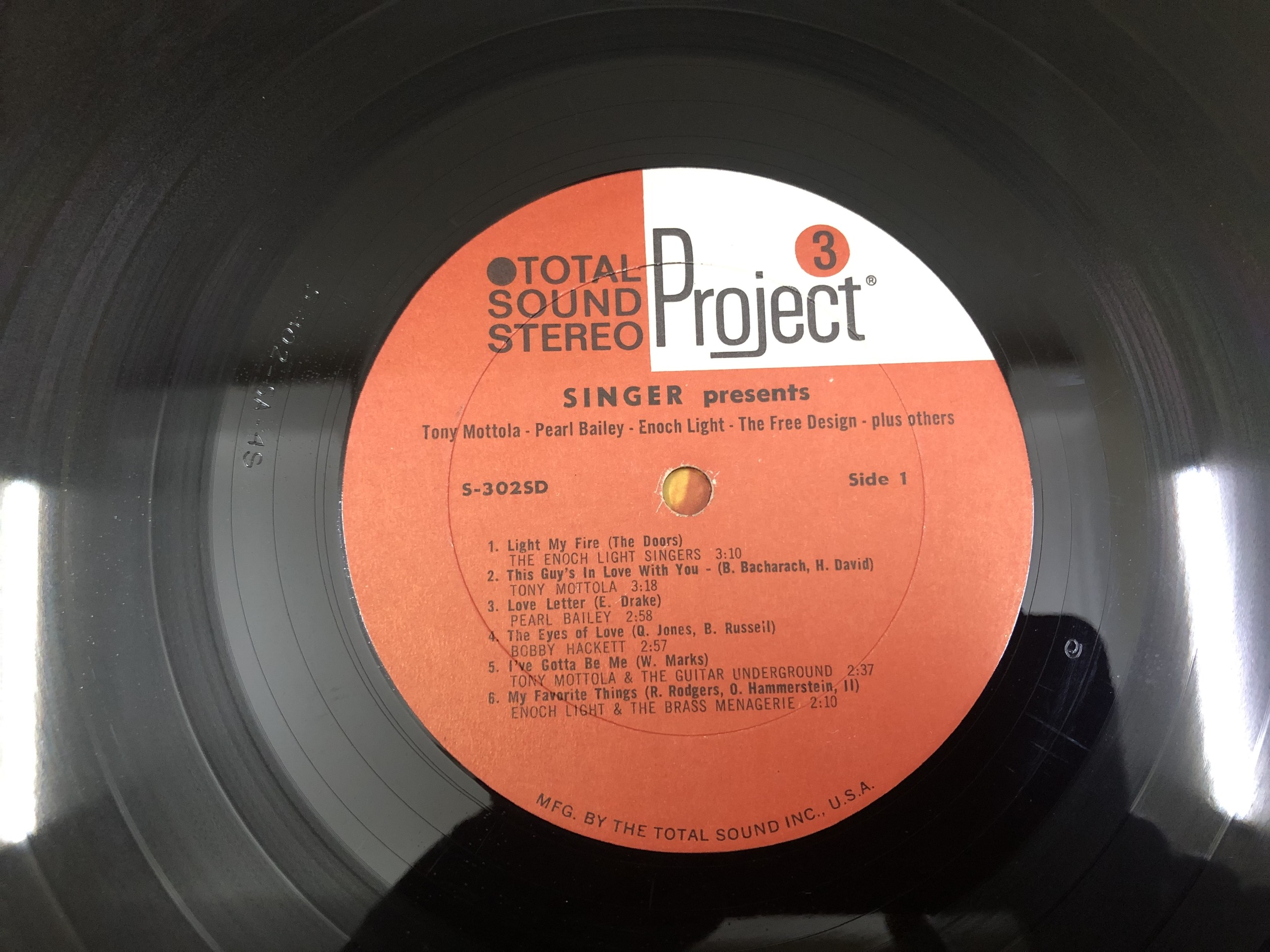 Project Singer LP SINGER PRESENTS THE NEW MUSIC OF PROJECT — HP AUDIO