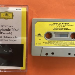 BĂNG CASSETTE GỐC - BEETHOVEN - SYMPHONYNO.6 "PASTORALE" Nhạc trưởng HERBERT VON KARAJAN