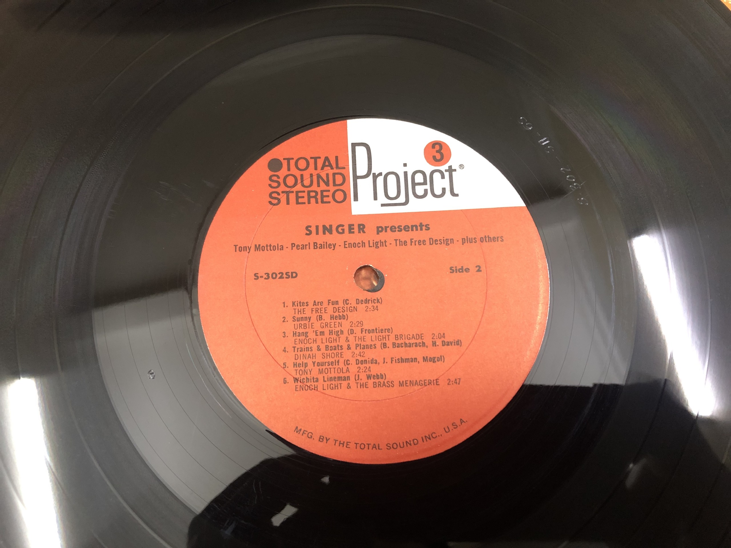 Project Singer LP SINGER PRESENTS THE NEW MUSIC OF PROJECT — HP AUDIO