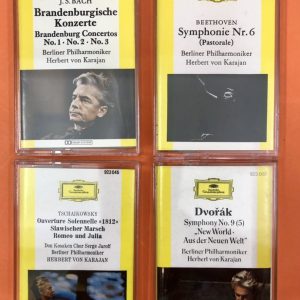 BĂNG CASSETTE GỐC NHẠC CỔ ĐIỂN - TCHAIKOVSKY, BEETHOVEN, DVORAK & BACH Made in England