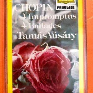 BĂNG CASSETTE - CHOPIN - 4 IMPROMPTUS & 4 BALLADES Piano TAMAS VASARY
