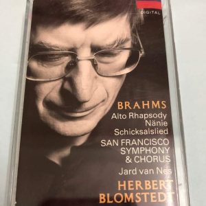 BĂNG CASSETTE - BRAHMS - CHORAL WORKS Nhạc trưởng HERBERT BLOMSTEDT