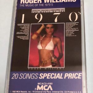 BĂNG CASSETTE - ROGER WILLIAMS - THE MUSIC OF THE 1970'S Pop