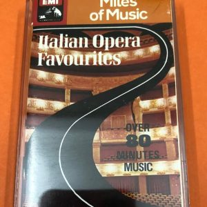 BĂNG CASSETTE - ITALIAN OPERA FAVOURITES - MENDELSSOHN, BACH, PUCCINI, SIBELIUS, BEETHOVEN,... Made in Italy, EMI 1981