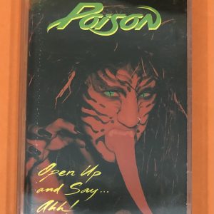 BĂNG CASSETTE - POISON - OPEN UP AND SAY AHH Poison band - Heavy Metal