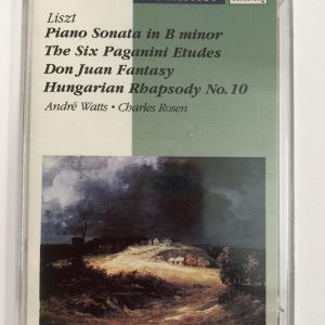 BĂNG CASSETTE - LISZT - PIANO SONATA IN B MINOR, THE SĨ PAGANINI ETUDES, DON JUAN FANTASY, & HUNGARIAN RHAPSODY NO.10 Piano ANDRE