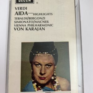 BĂNG CASSETTE - VERDI - AIDA HIGHLIGHTS Nhạc trưởng HERBERT VON KARAJAN
