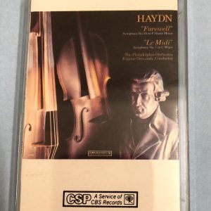 BĂNG CASSETTE - HAYDN - SYMPHONY NO.45 IN F SHARP MINOR & SYMPHONY NO.7 IN C MAJOR Nhạc trưởng EUGENE ORMANDY