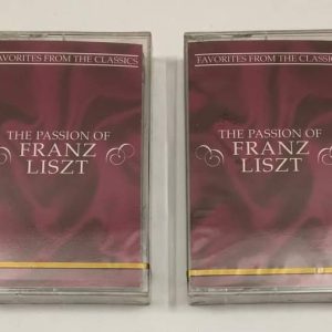 BĂNG CASSETTE - THE PASSION OF FRANZ LISZT Những tác phẩm nổi tiếng nhất của nhạc sĩ Franz Liszt đều có trongTape 1 & Tape 2