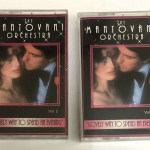 BĂNG CASSETTE - THE MANTOVANI ORCHESTRA - LOVELY WAY TO SPEND AN EVENING Vol.1 & 2 List toàn bài hay: La vie en rose, Autumnn leaves, Lovely way to spend an evening, Jealousy,...