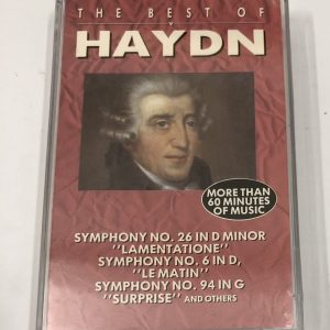 BĂNG CASSETTE - THE BEST OF HAYDN - SYMPHONY NO.26 IN D MINOR "LAMENTATIONE" & SYMPHONY NO.6 IN D, SYMPHONY NO.94 IN G,... Made in Holland