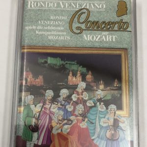 BĂNG CASSETTE - THE MOST BEAUTIFUL COMPOSITIONS MOZARTS - COSI FAN TUTTE, DON GIOVANNI, SONATA K.545, SERENATA, JUPITER,.. Nhạc trưởng RONDO VENEZIANO Băng Đức