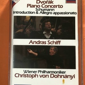BĂNG CASSETTE - DVORAK - PIANO CONCERTO IN G MINOR OP.33 & SCHUMANN - APPSSIONATO Nhạc trưởng CRISTOPH VON DOHNANYI