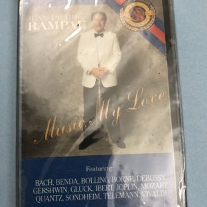 BĂNG CASSETTE - RAMPAL  - MUSIC MY LOVE Flute JEAN PIERRE RAMPAL Bach, Benda, Mozart, Vivaldi,.... Băng Mỹ