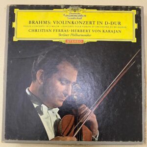 BĂNG CỐI GỐC - BRAHMS - VIOLIN CONCERTO IN Đ MAJOR OP.77 Violin CHRISTIAN FERRAS Nhạc trưởng HERBERT VON KARAJAN