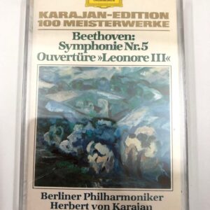 BĂNG CASSETTE - BEETHOVEN SYMPHONY NO.5, OVERTURE "LEONORE" Nhạc trưởng HERBERT VON KARRAJAN Dàn nhạc giao hưởng Berlin