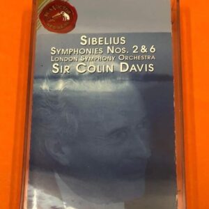 BĂNG CASSETTE - SIBELIUS - SYMPHONY NO.2 & NO.6 Nhạc trưởng Sir COLIN DAVIS Dàn nhạc giao hưởng London Băng Mỹ, RCA