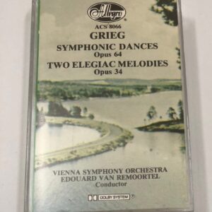 BĂNG CASSETTE - GRIEG - SYMPHONIC DANCES OP.64 & TWO ELEGIAC MELIDIES OP.34 Nhạc trưởng EDOUARD VAN REMOORTEL
