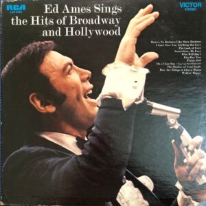 LP ED AMES SINGS THE HITS OF BROADWAY AND HOLLYWOOD Pop & Vocal