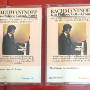 BĂNG CASSETTE - RACHMANINOV - JEAN PHILIPPE COLARD PIANIST