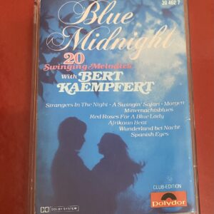 BĂNG CASSETTE - BLUE MIDNIGHT - 20 Swinging Melodies with Bert Kaempfert