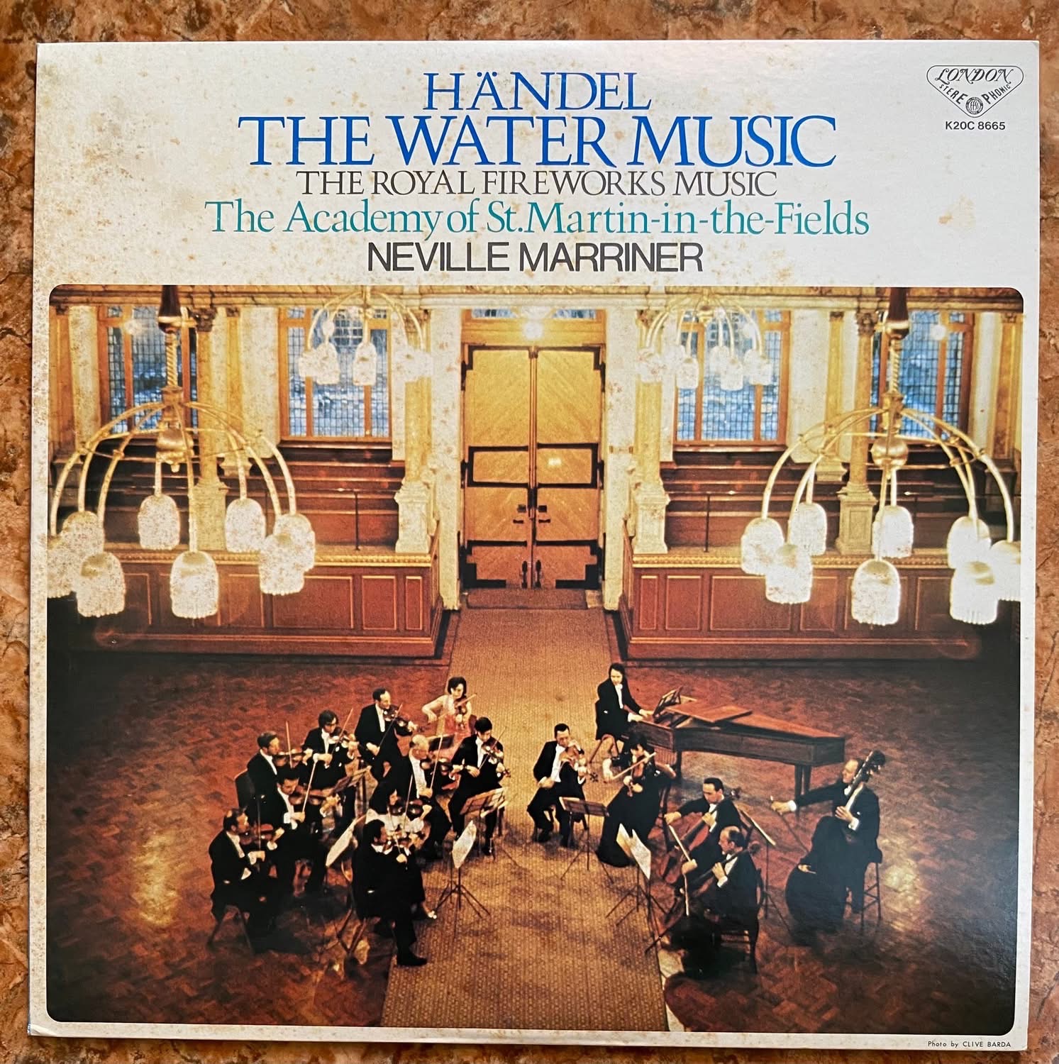 ĐĨA THAN  - HANDEL - MUSIC FOR THE ROYAL FIREWORKS & WATER MUSIC Nhạc trưởng NEVILLE MARINE Nhạc viện St. Martin in the Fields