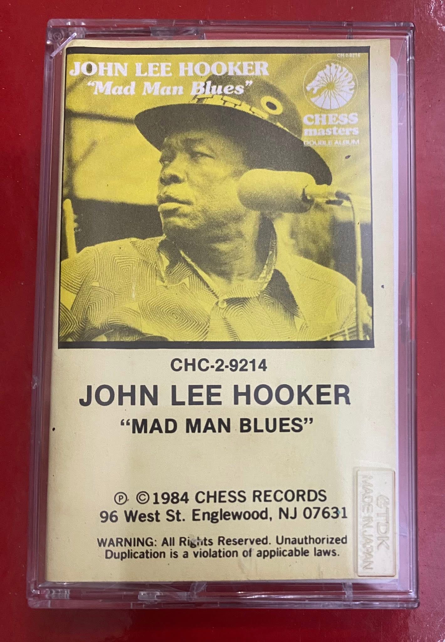 ĐĨA THAN - JOHN LEE HOOKER - MAD MAN BLUES