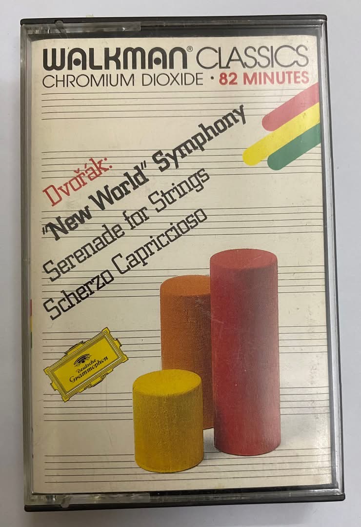 BĂNG CASSETTE CrO2 - DVORAK - “NEW WORLD” SYMPHONY, SERENADE FOR STRINGS & SCHERZO CAPRICCIOSO