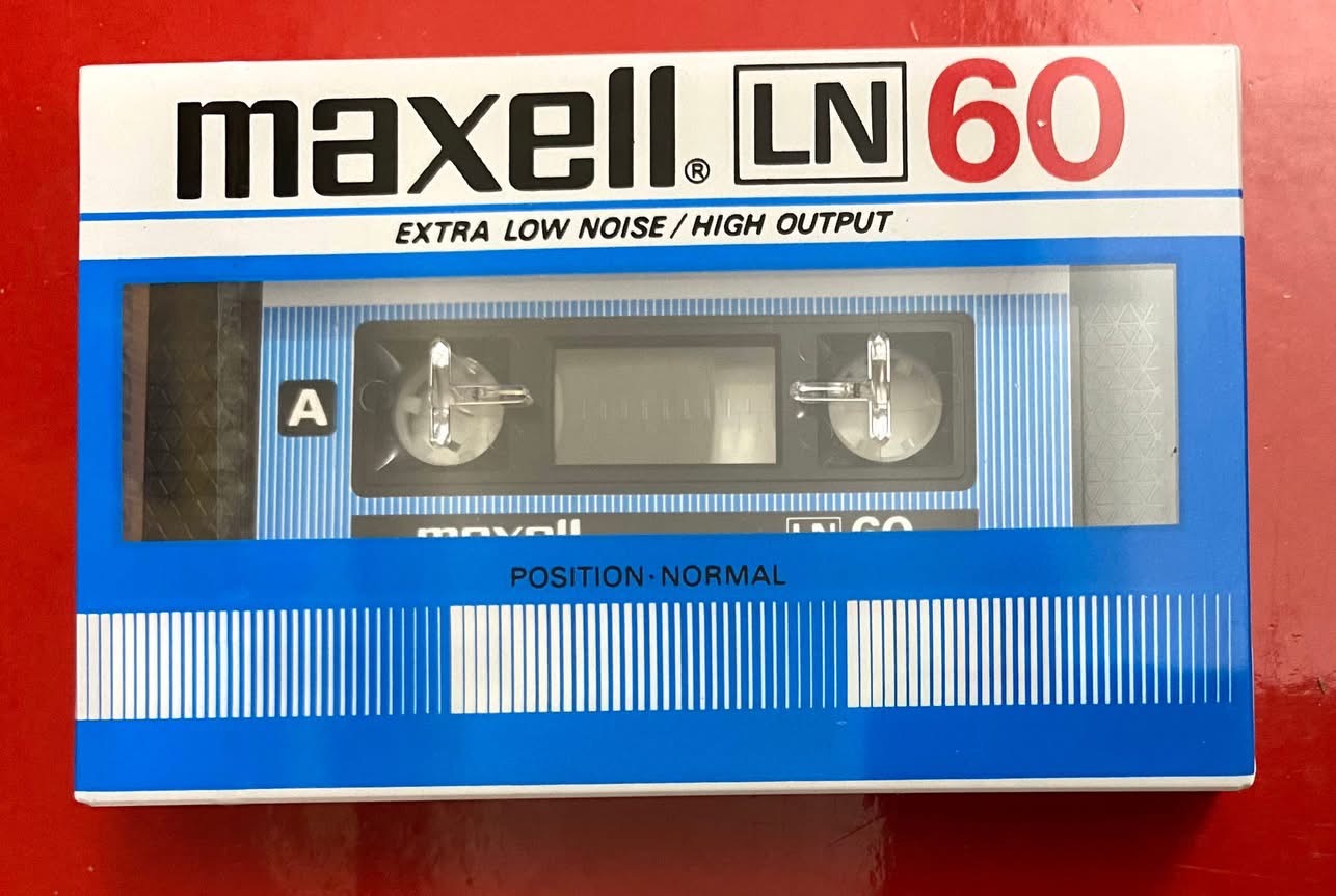 BĂNG CASSETTE MAXELL LN 60 Băng nguyên seal
