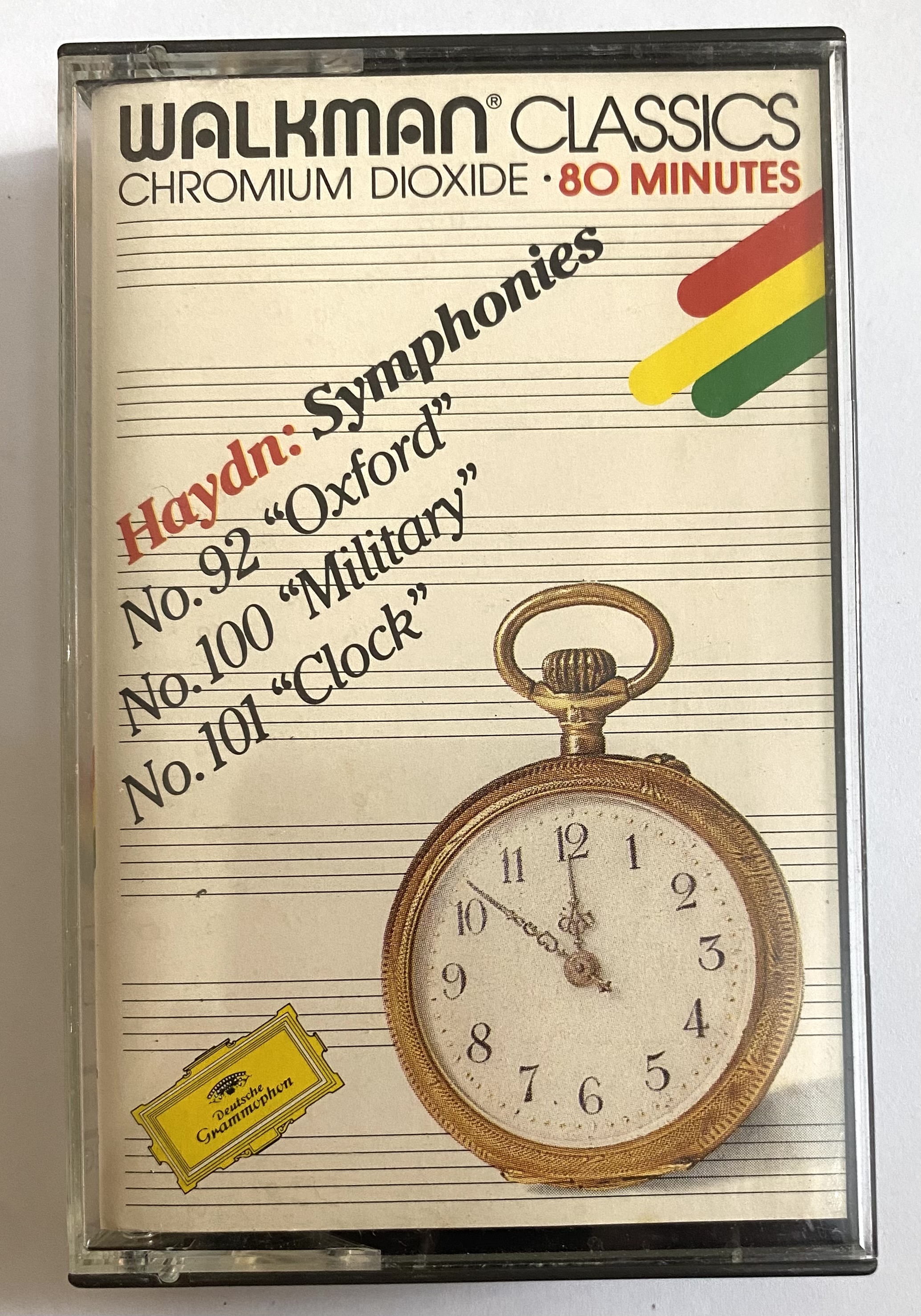 BĂNG CASSETTE CrO2 - HAYDN - SYMPHONY NO.92, 100 & 101 Băng 80 phút tương đương thời gian 2 LPs
