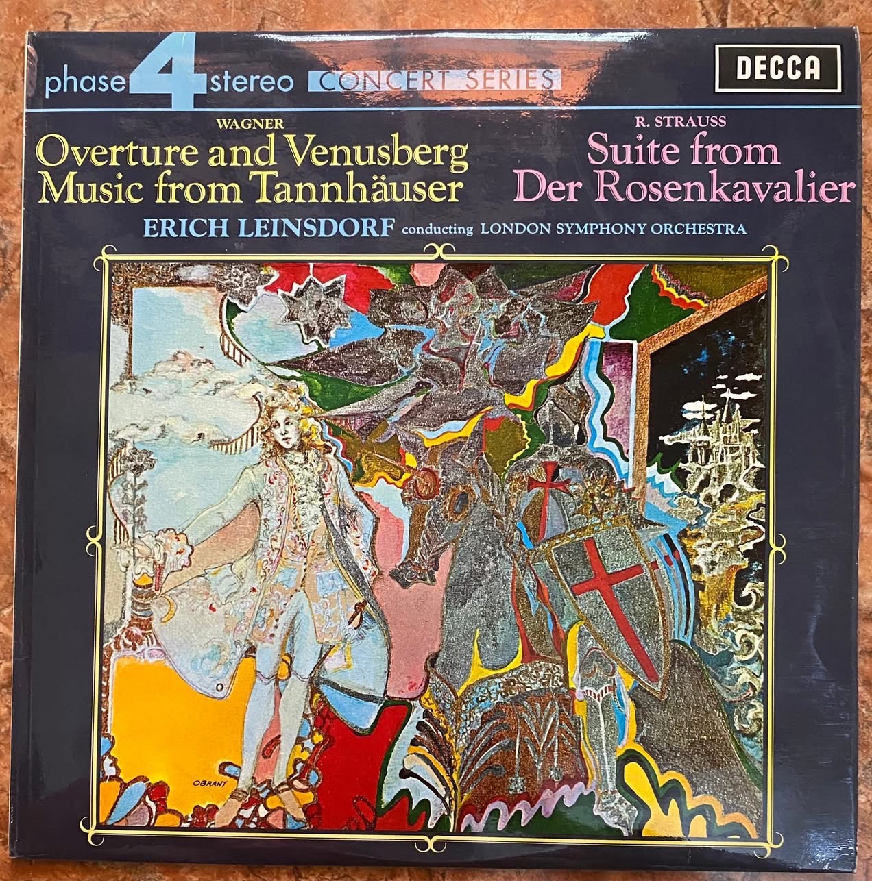 ĐĨA THAN - Wagner - Overture & Venusberg Music from Tannhäuser & R Dtrauss - Suite from Der Rosenkavalier  Nhạc trưởng Erich Leinsdorf