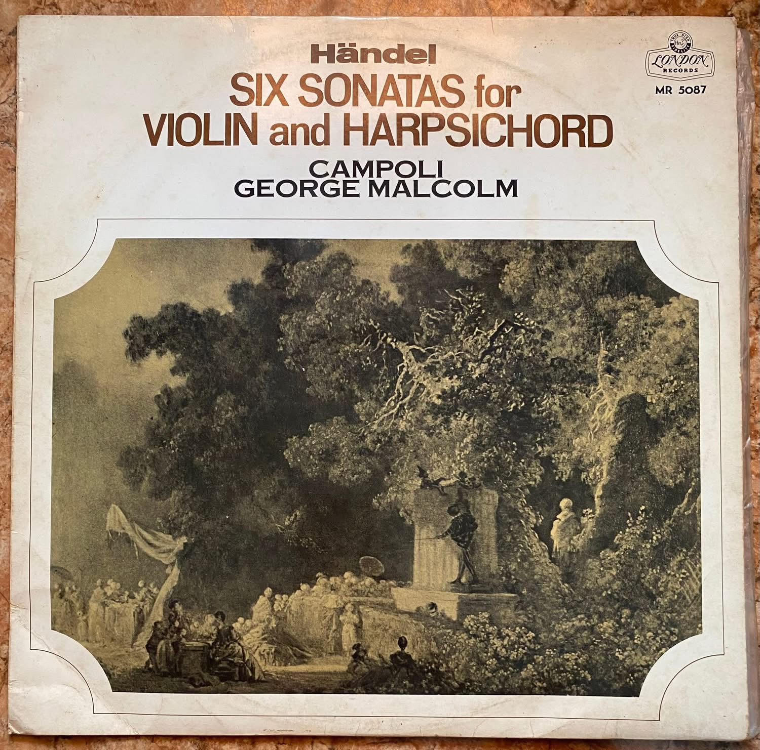 ĐĨA THAN - Handel - Six Sonatas for Violin and Harpsichord  Nghệ sĩ Campoli (violin) George Malcolm (harpsichord)