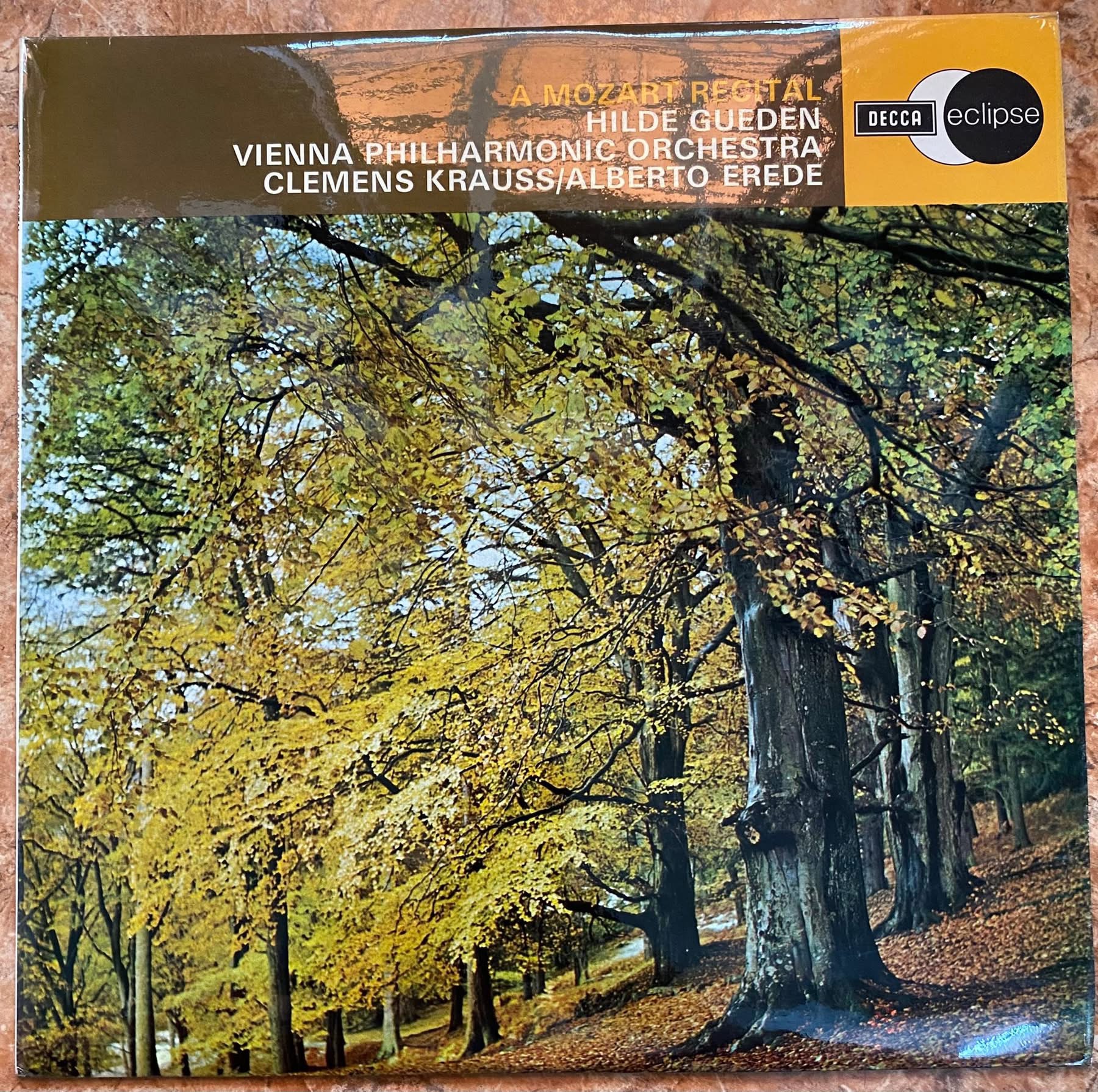 ĐĨA THAN - A Mozart Recital  Soprano Hilde Gueden Dàn nhạc giao hưởng Viên  Nhạc trưởng Clemens Krauss và Alberto Erede