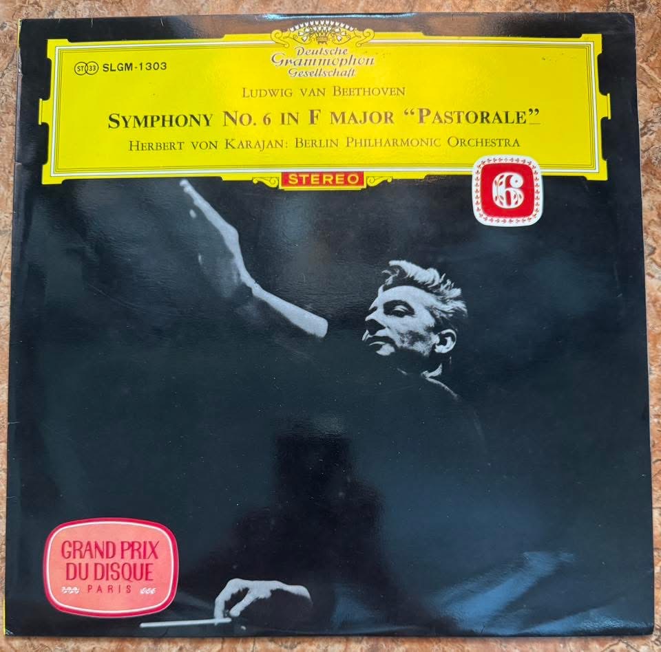 ĐĨA THAN - BEETHOVEN - SYMPHONY NO.6 “PASTORALE”  Nhạc trường Herbert von Karajan Dàn nhạc giao hưởng Berlin