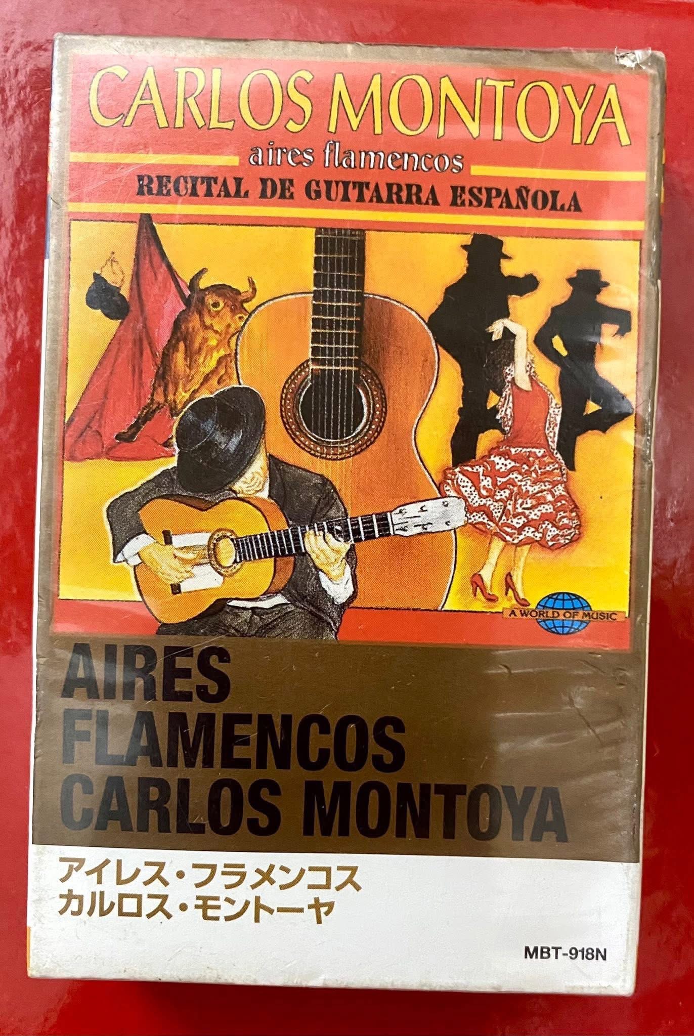 BĂNG CASSETTE - Carlos Montoya - Aires Flamencos – Recital de Guitarra Espanola  Nghệ sĩ guitar flamenco Carlos Montoya