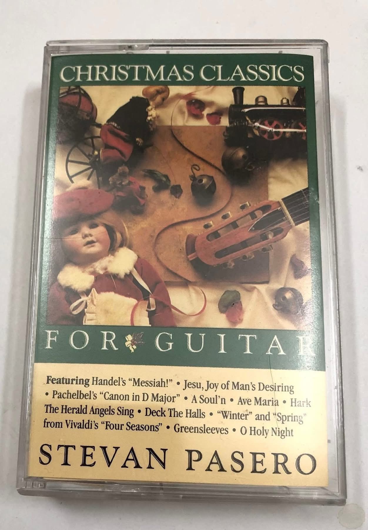 BĂNG CASSETTE - CHRISTMAS CLASSICS FOR GUITAR  Guitar STEVAN PASERO