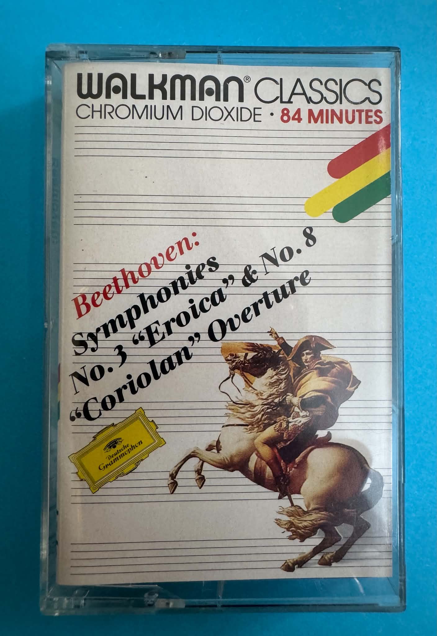 BĂNG CASSETTE CrO2 - Beethoven: Symphony No. 8 in F major, Op. 93, Symphony No. 3 in E flat major, Op. 55 "Eroica" & "Coriolan" Overture, Op. 62