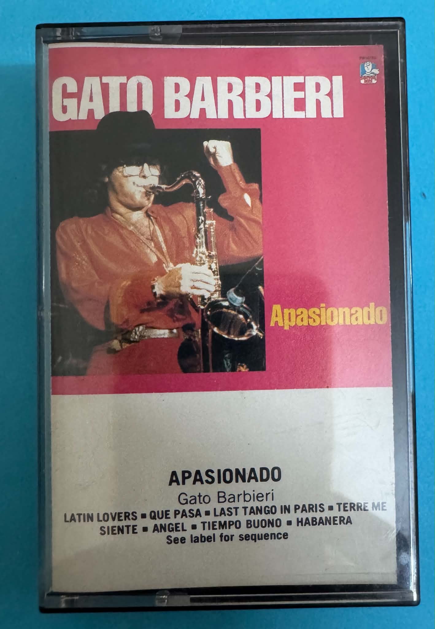 BĂNG CASSETTE - Gato Barbieri – Apasionado  Nghệ sĩ: Gato Barbieri  - Saxophonist
