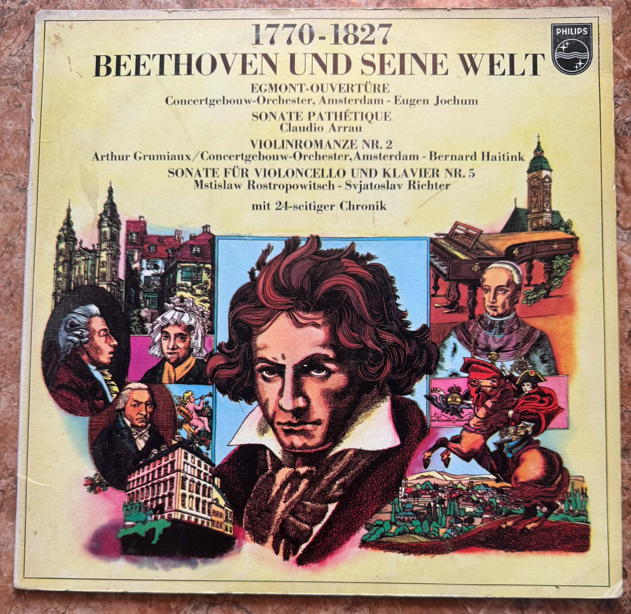 ĐĨA THAN - Weltberühmte Künstler Deuten Beethoven / Beethoven Und Seine Welt (Tuyển tập các nghệ sĩ thế giới trình tấu Beethoven)