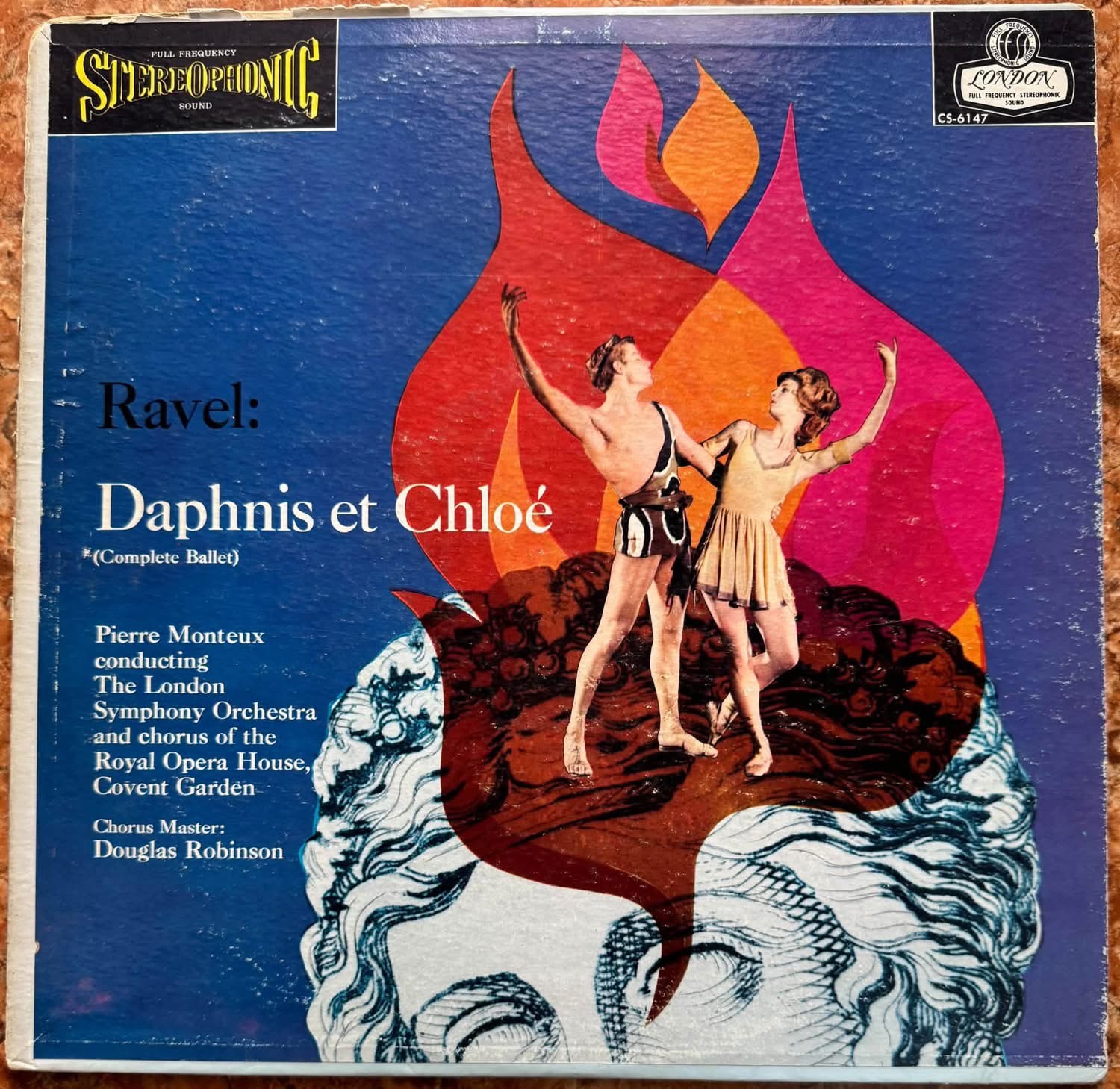 ĐĨA THAN - Ravel: Daphnis et Chloé (Complete Ballet)  Nhạc trưởng Pierre Monteux  Dàn nhạc giao hưởng London & Chorus of the Royal Opera House, Covent Garden